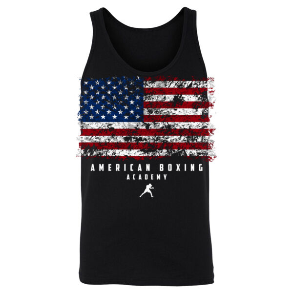 AMERICAN BOXING ACADEMY - GRUNGE FLAG - TANK TOP - $GCA3ZR$ Thumbnail