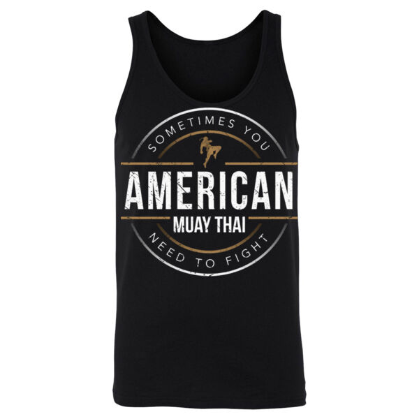 AMERICAN MUAY THAI - CIRCLE BADGE - TANK TOP - $DUVWHF$ Thumbnail