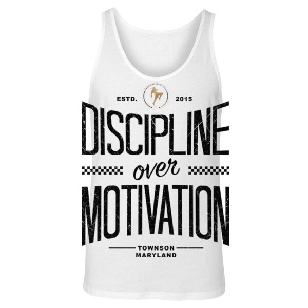 AMERICAN MUAY THAI - DISCIPLINE OVER MOTIVATION - TANK TOP - $274TC6$ Thumbnail